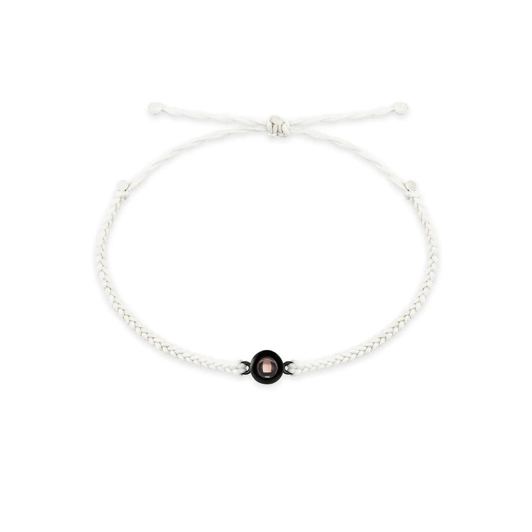 Personalised Minimalist Style Zircon Gem Hidden Photo Bracelet - Hidden Forever