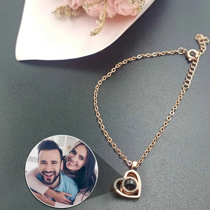 Picture Necklace | Upload Your Hidden Projection Photo - Hidden Forever