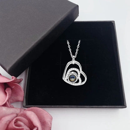 Picture Necklace | Upload Your Hidden Projection Photo - Hidden Forever