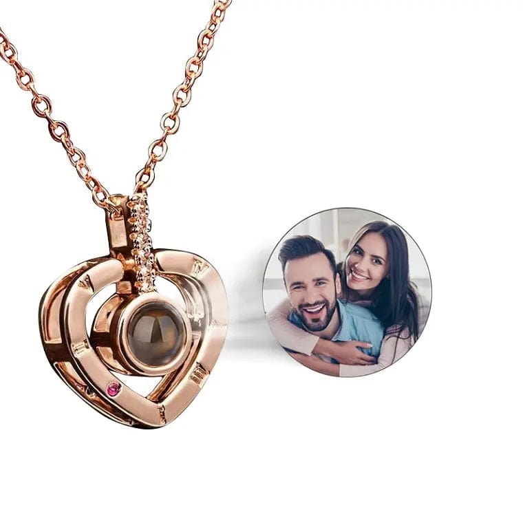 Picture Necklace | Upload Your Hidden Projection Photo - Hidden Forever