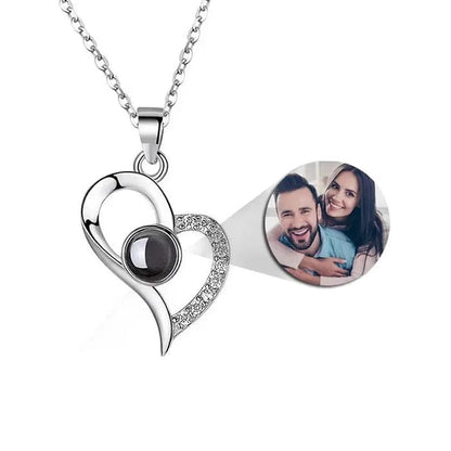 Picture Necklace | Upload Your Hidden Projection Photo - Hidden Forever